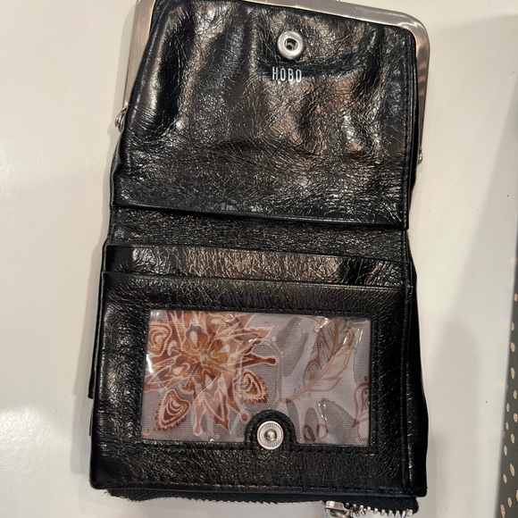 Hobo black leather wallet, new. - Picture 4 of 10